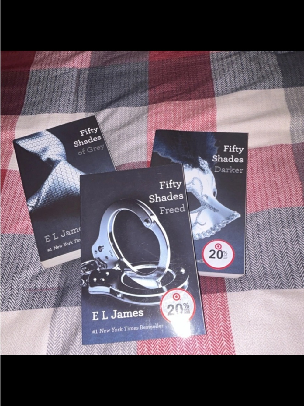 Fifty Shades Trilogy Boxed Set - Black Covers